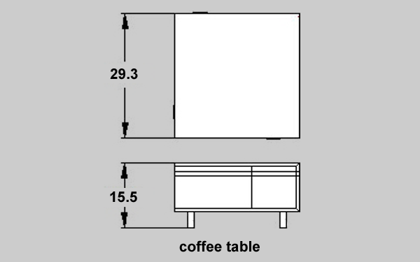 Coffee Table drawing